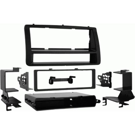 Support autoradio 1Din avec rangement pour Toyota Corolla 2002-2007 noir