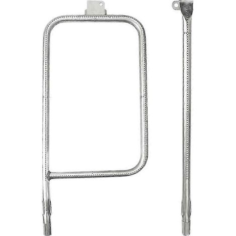 Brennerrohr aus Edelstahl 65032, Ersatzteil für Weber Grills der Serien Q300, Q320 und Q3200. Silber. (1/5)