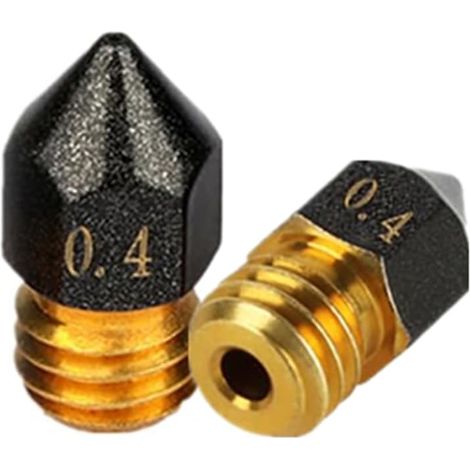 2 Stück 3D-Druckerzubehör Volcanic Brass Düse MK8 - 0,4/1,75 mm für 1,75 mm Ender3 Pro CR10/S