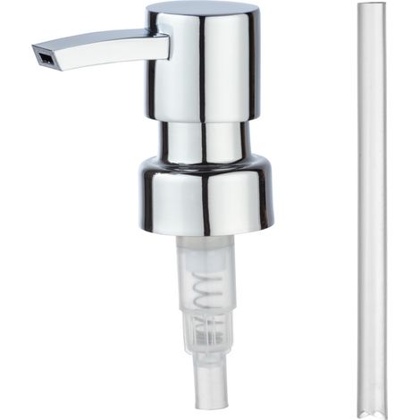 WENKO Ersatzpumpkopf Zinkdruckguss Rund, Silber glänzend, Zinkdruckguss chrom, Zinkdruckguss chrom (1/3)