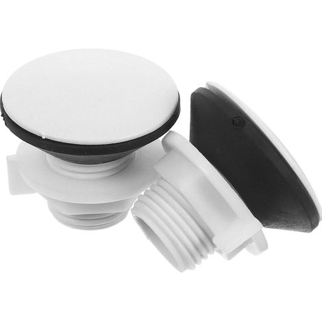 Bouchons de réservoir WC Étanchéité Lot, Blanc (1/5)