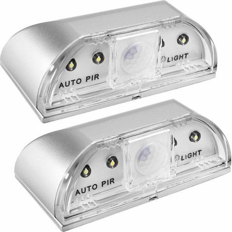 Schlüsselloch-Nachtlichter, 2er-Pack PIR-IR-Infrarot-LED-Nachtlichter für Türschlösser, automatischer Bewegungsmelder (1/5)