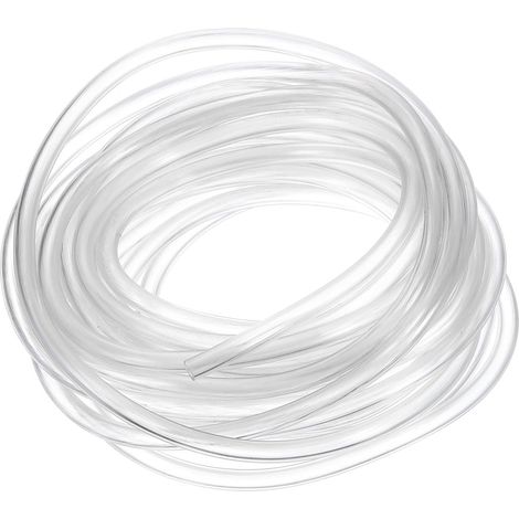 Tube en PVC, 2.5mm ID x 4.5mm OD x 1mm Épaisseur, Tuyau Aquarium, Tube en PVC Transparent de 4m de Long, Tuyau D'Eau en Plastique Léger et Flexible pour L'Aquaponie (1/5)