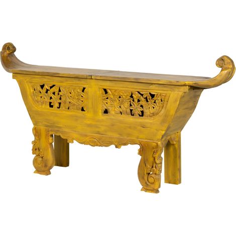 Console en teck Anori 209 x 40 x 90 cm