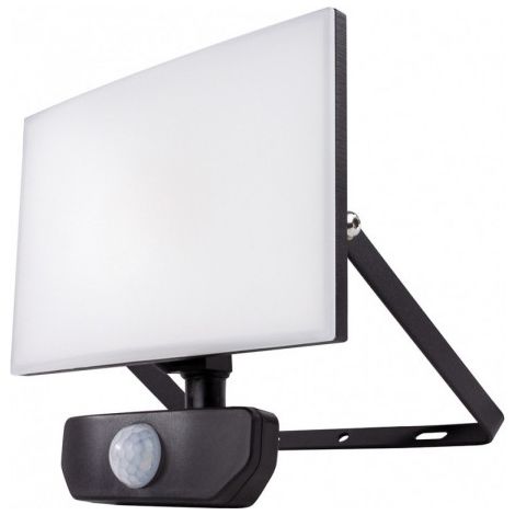 Projecteur LED ECO 10S 10W anthracite avec détecteur de mouvement (1/4)