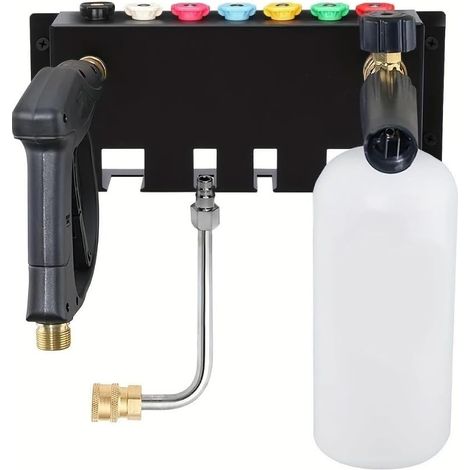 pour étagère Rangement Acier pour Garage et Atelier pour étagère Design mural compact, libère l'espace au pour sol, pour idéal garages exigus, fixation rapide, organisation verticale (1/5)
