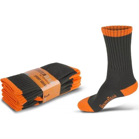 Calcetines protección con elástico WORKTEAM WFA022 (pack de 3 pares) (1/2)