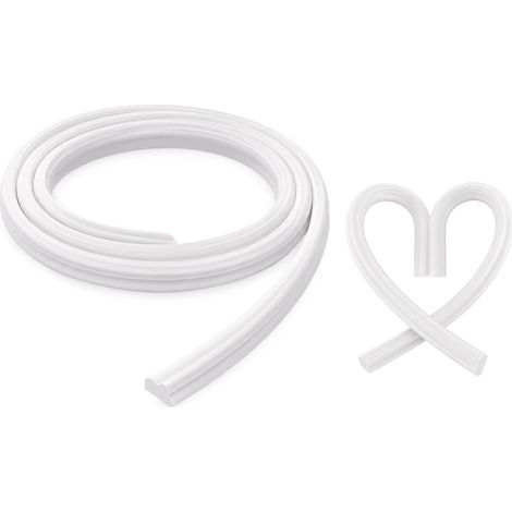 Moulure Adhésive en TPE – Baguette Décorative Blanche, Flexible & Sans Perçage pour Mur & Protection d'Angle à la Maison (1/5)
