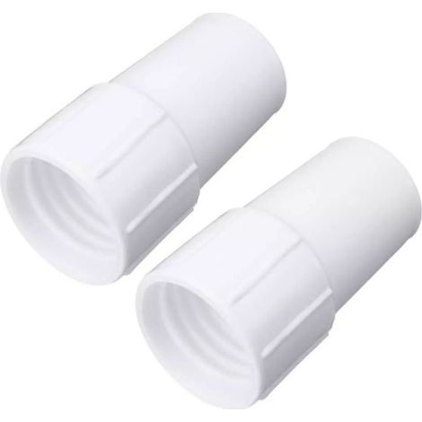 piezas de accesorios para piscina, manguera de aspiradora de piscina, entrada para skimmer, conector de manguera de succión, adaptador para aspiradora Whirlpool, detergente Spin, blanco (1/5)