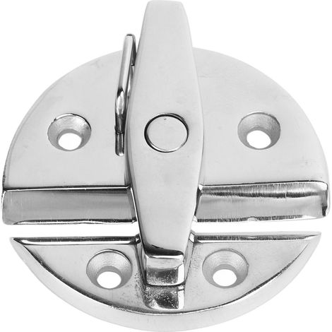 Loquet à bouton rotatif, loquet à rotation, finition miroir, acier inoxydable de qualité marine, loquet de bateau (1/5)