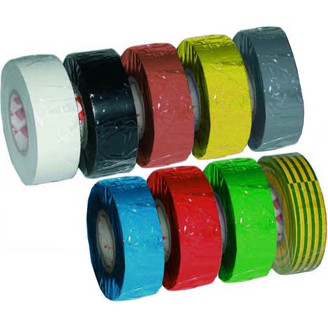 Nastro isolante spessore mm.0,13 SCAPATAPES - Specifiche: mm 15x25mt. colore bianco - 12 pz