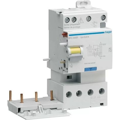 Hager BFC940F Bloque Diferencial 3P+N 40A