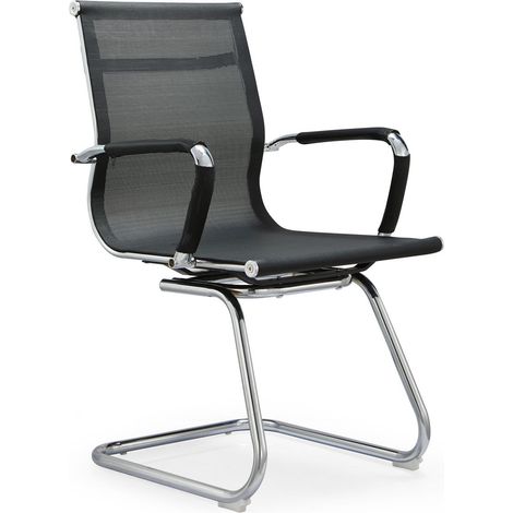 Sedia ufficio ergonomica operativa design moderno gambe a slitta Kog V (1/5)