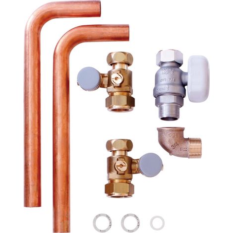 Vaillant VC-Installationsset, Neu-Inst. Auf-/Unterputz, Rohre kürzbar für ecoTEC exclusive