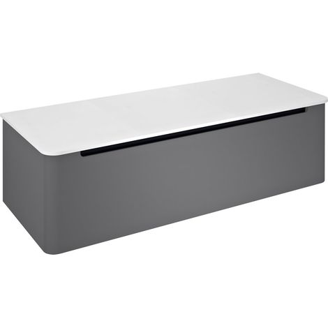 KERALA Meuble sous-vasque 120x35x47,5cm, 1x tiroir, carina (1/4)