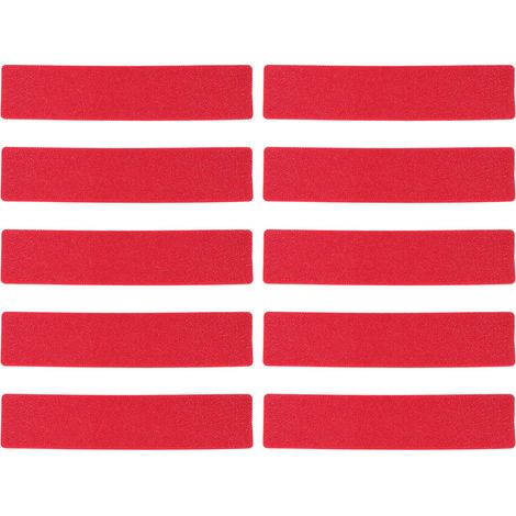 Kit de marquage de ligne court - Traceur de terrain pour tennis, pickleball, basketball - Lot de marques rouges polyvalentes (1/5)
