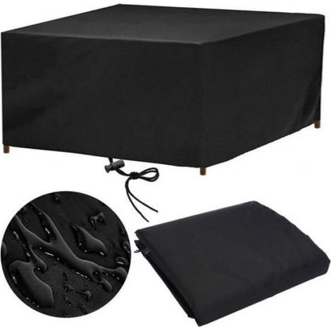 Housse Table de Jardin 150x90 Housse Salon de Jardin Exterieur Impermeable 150x90x75cm Housses pour M HOUSSE POUR MEUBLES DE JARDIN (1/5)