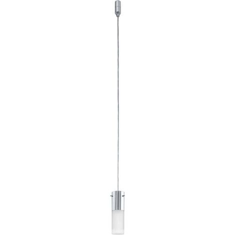 Lampada a sospensione Eglo Villanova 35 W max GU10 cromato 61725 argentato Ø 6 cm per cucina (1/2)