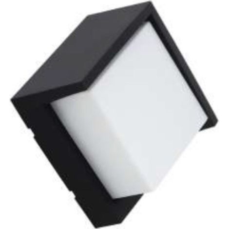 Applique moderno lampadari bartalini adanac led cct ip65 materiale plastico, finitura metallo nero