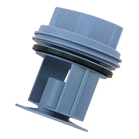 Bouchon de vidange, filtre et joint d'étanchéité pour pompe de vidange de machine à tambour WM1095 WM1065 WD7205 Bleu-AquaForge (1/5)