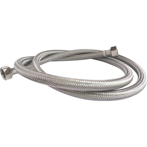 Flexible sanitaire - Raccord 2 écrous tournants 1/2" - Longueur : 1500mm - DN10