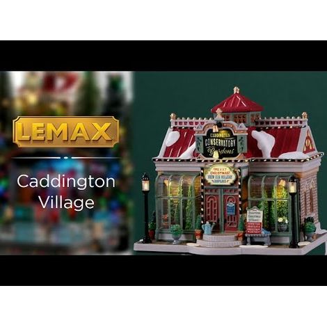 Giardini del Conservatorio di Caddington, edificio luminoso per villaggio di Natale in Porcellana (1/2)