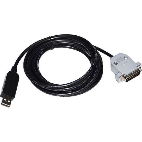 Adaptateur USB vers D-SUB 15 broches DB15 mâle, câble de communication série RS232 (3 mètres) 2025 (1/5)