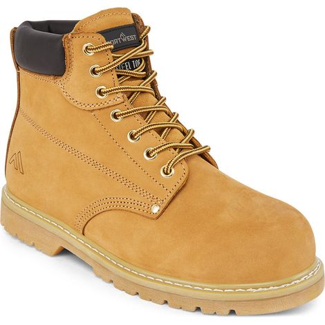 Bata de trabajo cosida Flexi-welt Sb Hro Color: Miel Talla 43 - Portwest