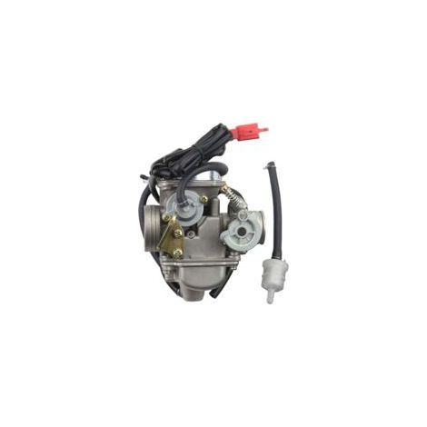24-mm-PD24J-Vergaser als Ersatz für GY6-Viertaktmotoren (125 cm³/150 cm³) für ATVs, Go-Karts, Mopeds und Roller.