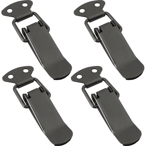 Spannverschluss LATCH Kniehebelspanner Edelstahloptik, 4 Stück