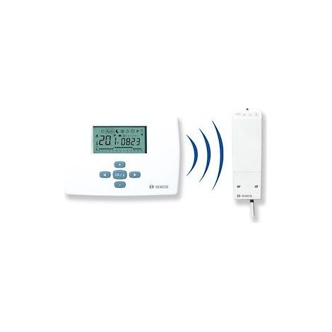 Bosch 7716780267 TRL 7.26 RF Wireless Room Thermostat with Weekly Programming