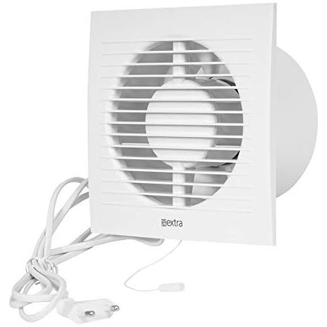 Extracteur d'air Ø100 mm avec câble - Extracteur d'air mural silencieux pour cuisine, salle de bain et toilettes (1/5)