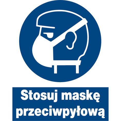 ZNO-24 Arbeitsschutzzeichen, Staubmaske tragen