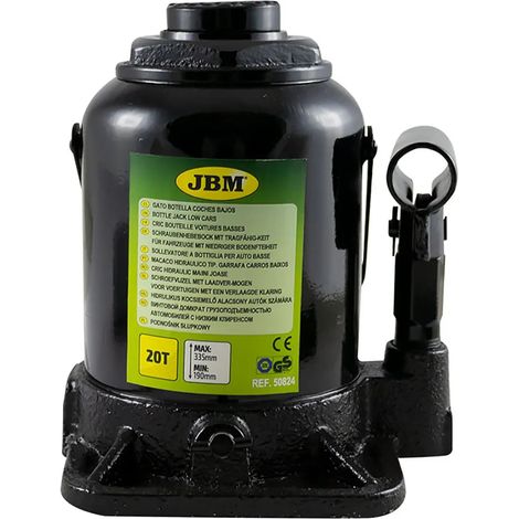 Martinetto a bottiglia jbm bottle jack 20t capacità 20 tonnellate