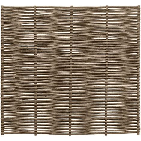 Valla tejida de madera de avellano - 100% Natural - Postes no incluidos -  Altura 120 X Anchura 150 cm