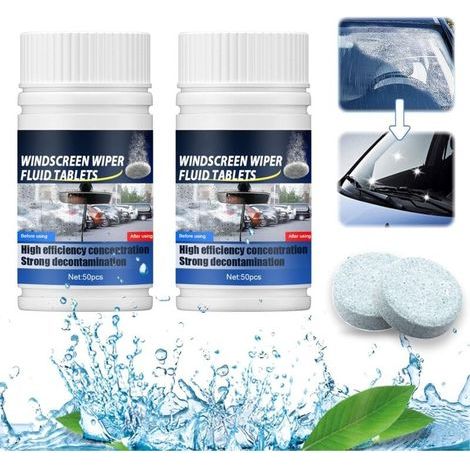 Two windshield washer tablets, solid detergent cleaning tablets (100 tablets) (1/5)