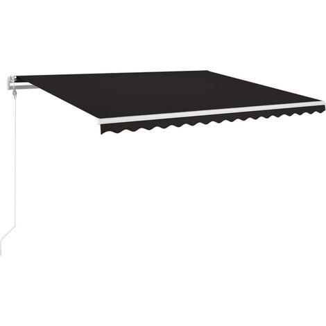 Maison Exclusive - Tenda Automatica con Sensore Vento e LED 450x350 cm Antracite (1/5)