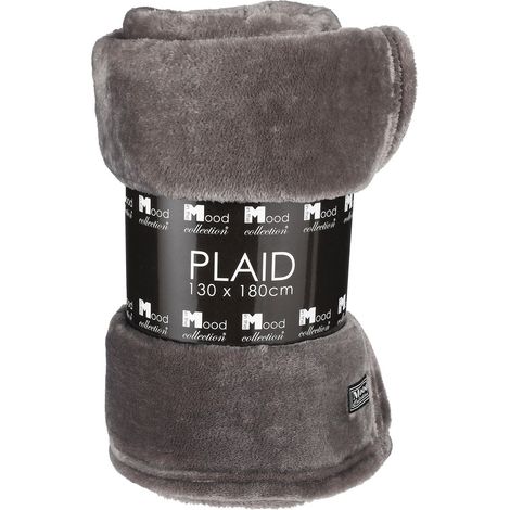 Mica Decorations Plaid Anthracite H1xl130xL180cm (1/4)
