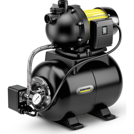 Karcher Surpresseur BP4900 Home - pompe automatique d'alimentation domestique, réservoir 24l, débit 4900 l/h, pression 3,5 bars, garantie 5 ans (1/2)