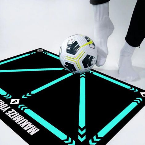 Tapis d'entraînement de football - Idéal pour améliorer l'agilité, la vitesse et le contrôle du ballon - Pour enfants/débutants (1/4)