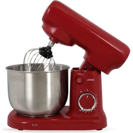 Küchenmaschine 3 L - LIVOO - DOP262R - 1500 W - 10 Geschwindigkeiten (1/5)