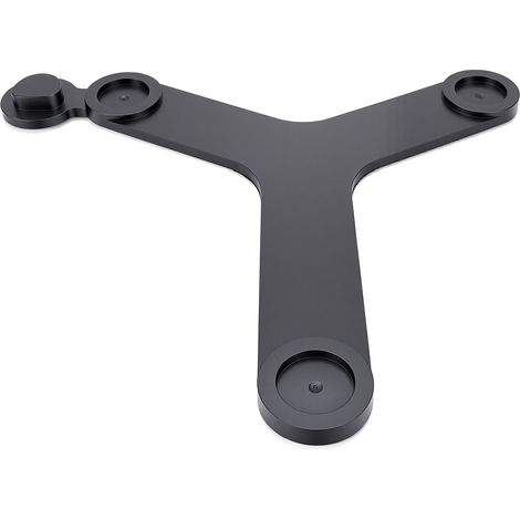 Support Mobile adapté au mélangeur Thermomix TM7, Base pivotante lisse, Machine de cuisson à Base de refroidissement noire en plastique ABS (1/5)