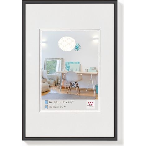 walther design cornice nera 50 x 60 cm New Lifestyle Cornice in plastica KV060B (1/4)
