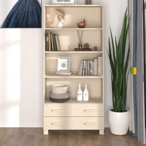 vidaXL Buffet HAMAR Massivholz Kiefer Honigbraun