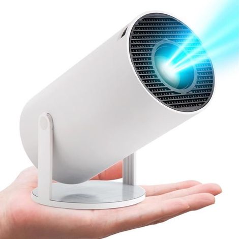 Mini Projecteur, Hy300 Videoprojecteur Portable, 4K-200 Ansi Auto Keystone Projecteur Avec Wifi 6, Bt 5.0, Jusqu\'À 130 Pouces[j214] (1/4)