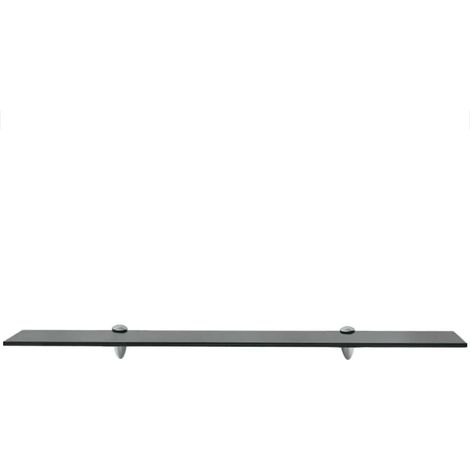 Mensola  Scaffale  Ripiano Galleggiante in Vetro 80x10 cm 8 mm (1/5)