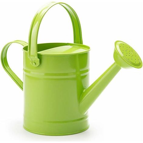 Arrosoir en fer - 1,5 l - Multicolore - En métal - Pour le jardinage, le jardinage - Avec joint torique - Petit arrosoir pour plantes - Outil de douche pour jardin en extérieur