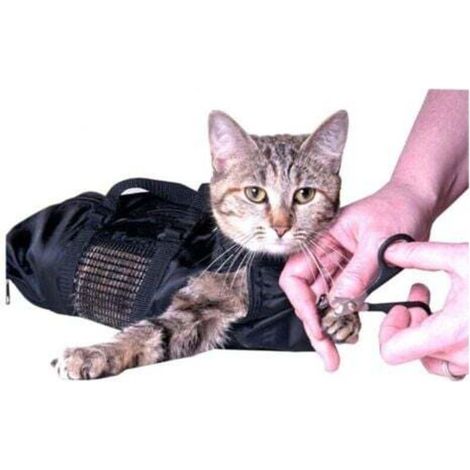 [NEVER USED] Cat bath and toileting restraint bag (for trimming claws and nails)