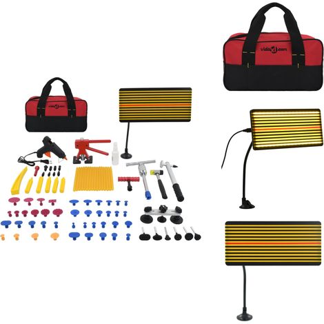 Kit de débosselage sans peinture 75 pcs XXL - Réparation Auto - Kit De Débosselage - Débosselage Sans Peinture - Outillage Automobile - Réparations Automobiles (1/5)