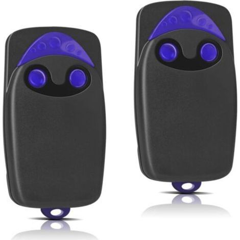 Télécommande FLO2R-S pour portail/garage - Code tournant 433,92 MHz - Compatible avec FLOXIR, FLOXR, FLOX2R, OXI, OX2 - Pile incluse